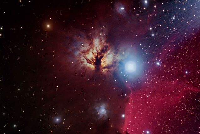 nebula with amberlight